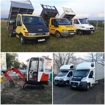 Transport basculabil  nisip, sort, moloz, pamant